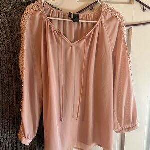 Blush blouse